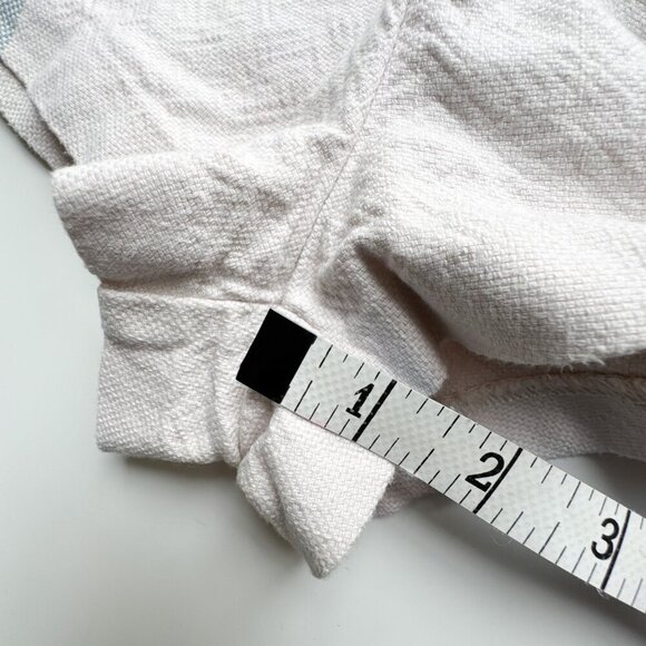 Free People Newman Ivory Combo Stripe Micro Hot Pants Shorts Size 6 - Picture 8 of 10